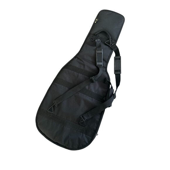 FENDER Black Soft Travel Guitar Zip Around Storage Case Bag - Picture 2 of 8